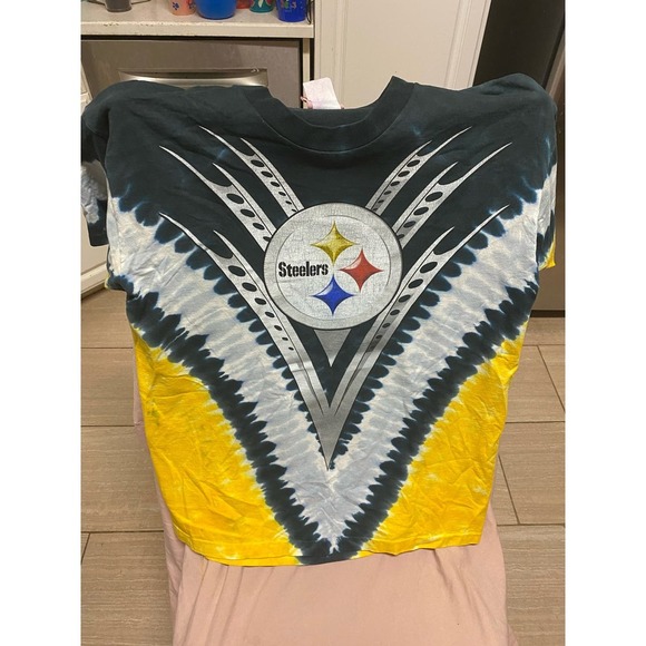 NFL Other - Vintage NFL Pittsburgh Steelers Single Stitch Tie-dye Shirt Size L